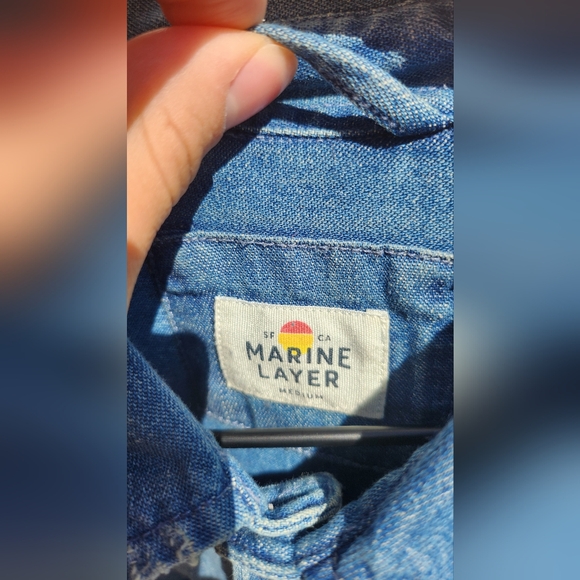 Marine Layer Denim Shirt - Picture 2 of 3